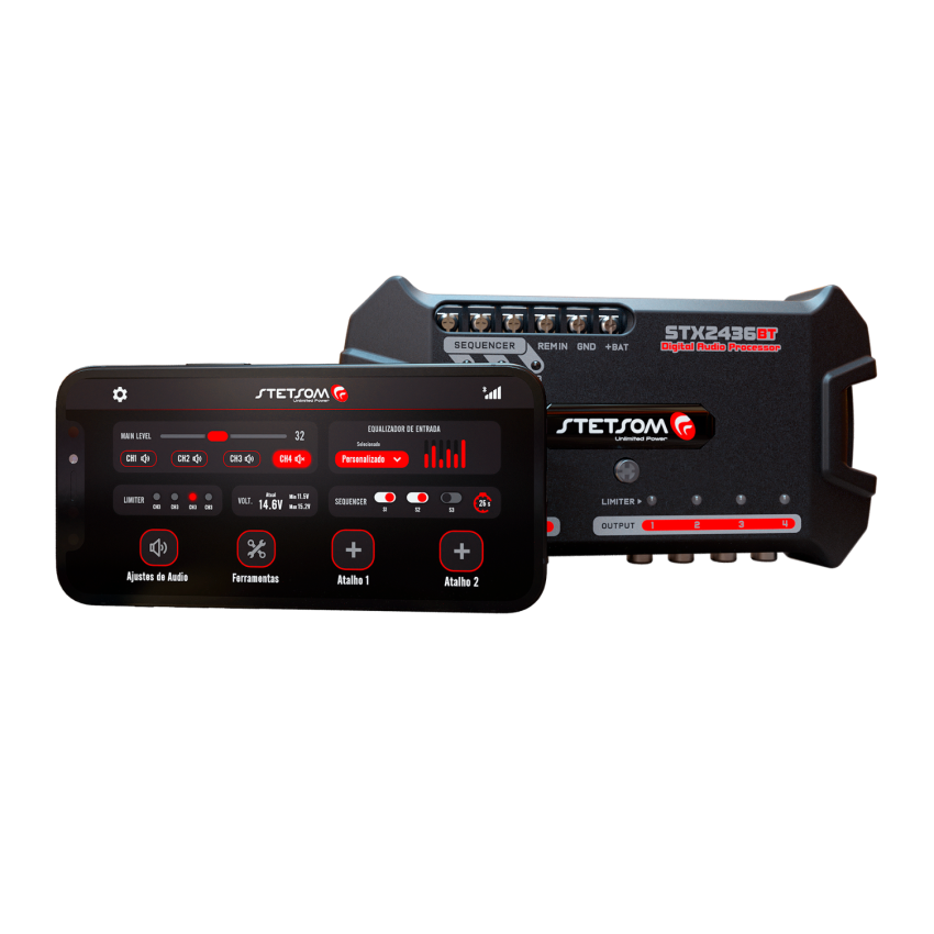 PROCESADOR 4 CANALES (mono) BLUETOOH - STX2436BT