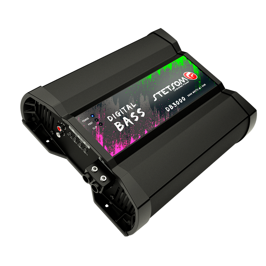 AMPLIFICADOR  1 CANAL  DIGITAL BASS  3.000  1 OHM