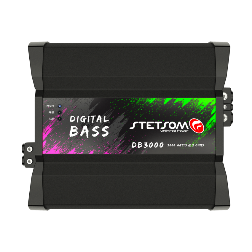 AMPLIFICADOR  1 CANAL  DIGITAL BASS  3.000  1 OHM