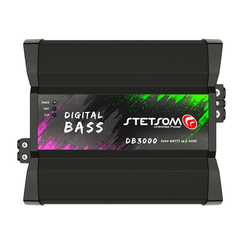 AMPLIFICADOR 1 CANAL DIGITAL BASS 3.000 - 2 OHMS